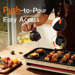 TrendPlain 16oz Glass Olive Oil Sprayer – A Smart Kitchen Tool for Healthier Cooking